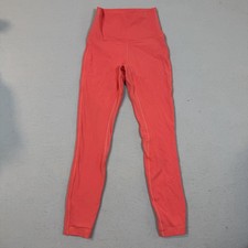 Lululemon Align High Rise Pant Nulu Yoga Leggings Athleisure Love Red Size 2 picture