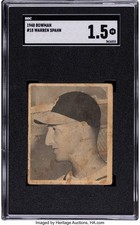 1948 Bowman - Warren Spahn #18 (RC) picture