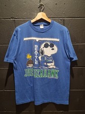 Seattle Seahawks Snoopy unisex vtg royal blue t-shirt QT5181 picture