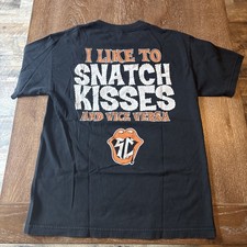 Show class chopper magazine men’s medium black Shirt * snatch kisses * RARE picture