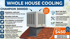 Champion 3000DD Window Evaporative Cooler picture