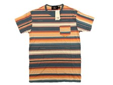 NWT RRL Double RL  By Ralph Lauren Striped Jacquard Pocket T-Shirt Men’s Size S picture