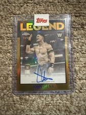 2026 Topps Chrome John Cena Wwe 1986 Retro True Gold 15/50 Auto picture