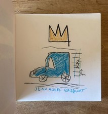 JEAN-MICHEL BASQUIAT Original Drawing Kestner-Gesellschaft Catalogue picture