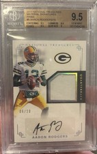 2017 Panini National Treasures - Aaron Rodgers #MTS-AR Prime /10 Auto picture