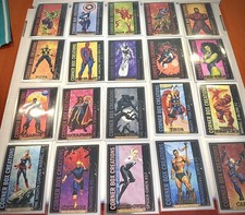 Corner Box Creations Complete Set #CB1-CB20 2024 Marvel Masterpieces 92 Platinum picture