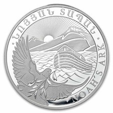2026 Armenia 5 oz Silver 1000 Drams Noah’s Ark BU picture