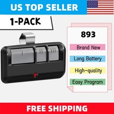 1-4x For Chamberlain Remote Opener 893LM 893max LiftMaster Garage Door 3 button picture