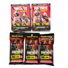 Panini Fortnite Series 3 Blaster Boxes And Series 2 Value Packs Sealed Lot of 5 picture