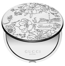 Authentic GUCCI FLORA Gold Compact Mirror with Box – Floral Alchemy Design picture