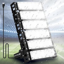 LED Stadium Flood Lights 2000W Equivalent 48000LM Super Bright Black  picture