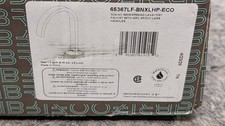 Brizo Allaria Widespread SS Faucet w/ Arc Spout-Less Handles 65367LF-BNXLHP-ECO picture