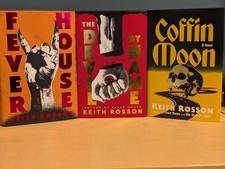 🧛🤘Keith Rosson BUNDLE Black Crow SIGNED Ltd /1000 Fever house DUO COFFIN MOON picture