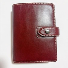 Filofax Malden Pocket Small Mini 6 Organizer Burgundy Leather picture