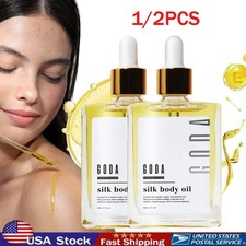 1/2X GODA Silk Body Oil - Firming Anti Aging Moisturizing, Crepey Skin Hydrating picture