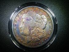 F/VF 1892-O MORGAN SILVER DOLLAR NICELY TONED COLLECTOR COIN M-1858 picture