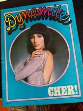 Vintage Collectible Rare Dynamite Magazine Cher  Star Trek 1976  picture
