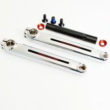 REDLINE FLIGHT BMX 3-piece Cranks Chrome Old School BMX Crank Arm - 175 or 180mm picture