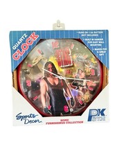 Vintage NOS 1990s Sting NWO WWF Quartz Wall Clock Red picture