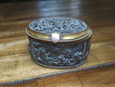 Antique A.B Paris Repousse Asser & Sherwin 1870s French Jewelry Box  picture