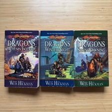 DRAGONLANCE CHRONICLES Trilogy Complete Set 2000 PB Margaret Weis Tracy Hickman picture
