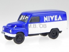 Hanomag L28 Kasten 1953 blue white modelcar 1:43 picture