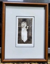 NICE Framed & Matted Caroline Erney Signed Print 