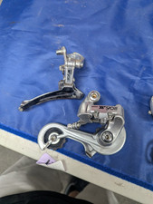 Suntour XC Sport Front & Rear Derailleurs Long Cage Bolt-On 80s MTB Japan 28.6 picture
