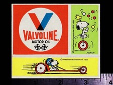 VALVOLINE Motor Oil - Original Vintage 1960's 70's Racing Decals/Stickers NHRA A picture