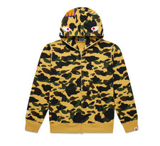 Rare AUTHENTIC BAPE 1st Camo Shark Full Zip Hoodie Size M picture