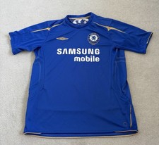 Chelsea 2005/06 Centenary Shirt Umbro Samsung Mobile Mens Large L Blue 100 Years picture