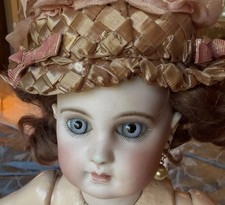 Early Rare Antique Jumeau Bébé C EJ Head Mark 17” French Bisque Emile J c.1882 picture