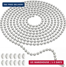 120-Inch Extra Long Ceiling Fan Pull Chain Extender, Premium Ball Chain with 12 picture