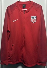 Nike USA Soccer Anthem Jacket 2018/19 Dri-FIT Red Full Zip Men’s XL picture