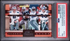2008 DONRUSS CLASSICS CLASSIC QUADS #CQ-1 AKMAN/SMTH/IRVN/NVCK *PSA 7* #739/1000 picture