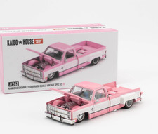Kaido House Mini GT 243 1/64 Silverado Dually Vintage Spec V2 Pink Diecast Model picture