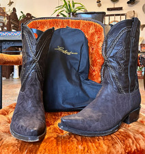 Lucchese Classics Handmade in USA Rare Exotics 🐘👂Cowboy boots - western wear picture