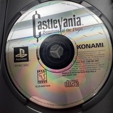 Castlevania Symphony of the Night Sony PS1 Black Label DISC ONLY - UNTESTED ** picture