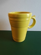 Fiesta Daffodil Latte Coffee Mug Large Ring Handle Thumb Rest Homer Laughlin USA picture