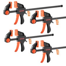 VEVOR Bar Clamps for Woodworking 2-Pack 12 inch and 2-Pack 6 inch Clamp/Spreader picture