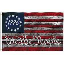 Anley 3x5 ft We The People Flag - 1776 Vintage Betsy Ross US Constitution Flags picture