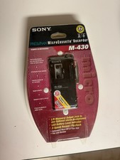 NEW Sony M-430 Pressman MicroCassette Tape Recorder Dictation Machine Sealed picture