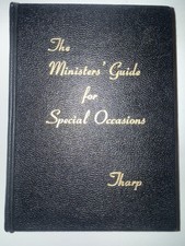 The Minister's Guide for Special Occasions by Zeno C. Tharp 1st Edition 1953 picture