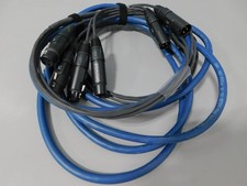 WHIRLWIND MEDUSA 16' 4 CHANNEL MULTITRACK SNAKE 3 Pin XLRM-XLRF Fan picture