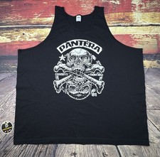 PANTERA Shirt Muscle Tank Top Mens 5XL Heavy Metal Band Black Trucker Biker New picture