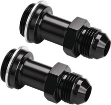 8AN Male Flare to 7/8-20 Carb Carburetor Inlet Fitting Adapter 2-1/8 Inch Long A picture
