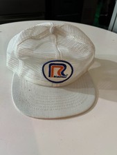 Vintage Roadway Trucking Farm Agriculture SnapBack Trucker Hat picture