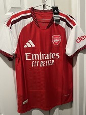 Adidas Arsenal FC 2024/25 Home Jersey Red White Men L New With Tags picture