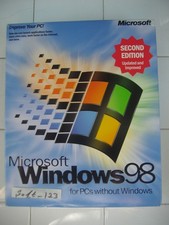 MICROSOFT WINDOWS 98 SECOND EDITION FULL OPERATING SYSTEM WIN 98 SE=RETAIL BOX= picture