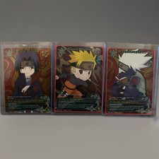Bandai Naruto CCG Naruto Uzumaki PR072 Itachi Uchiha PR073, Kakashi Hatake PR071 picture